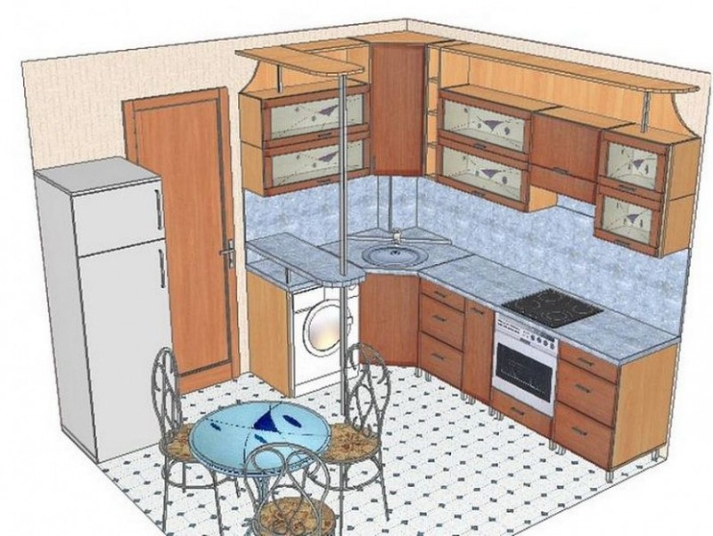 Расположение кухонного гарнитура: как грамотно организовать пространство на кухне